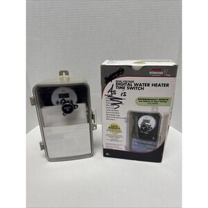 Tork DTWH40 Dual Voltage Digital Water Heater Time Switch w/Push Button 240V 20A